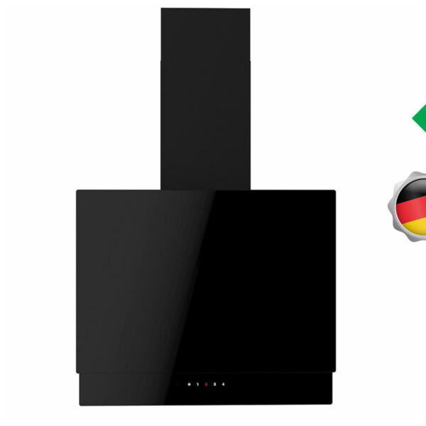 Vlano Sienas tvaika nosūcējs PLANUS 60 Dark | 1000 m³/h, A enerģijas klase, Perimetrālā vilkme