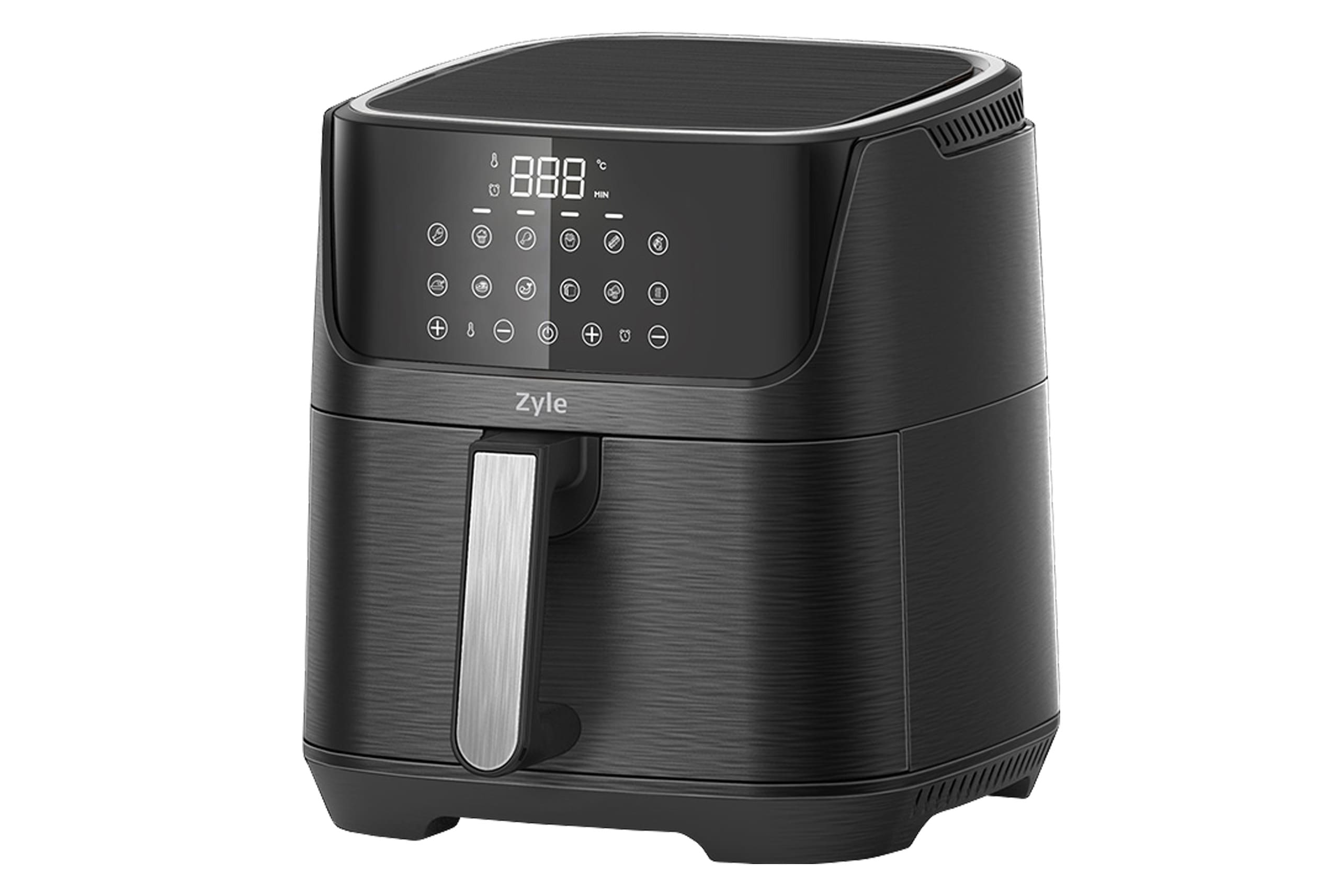 Karsto-oro-gruzdintuve-ZY885SAF ZYLE Karstā gaisa fritieris ZY885SAF | 1800 W, 7 L tilpums, 12 programmas, LED skārienekrāns - Image 1
