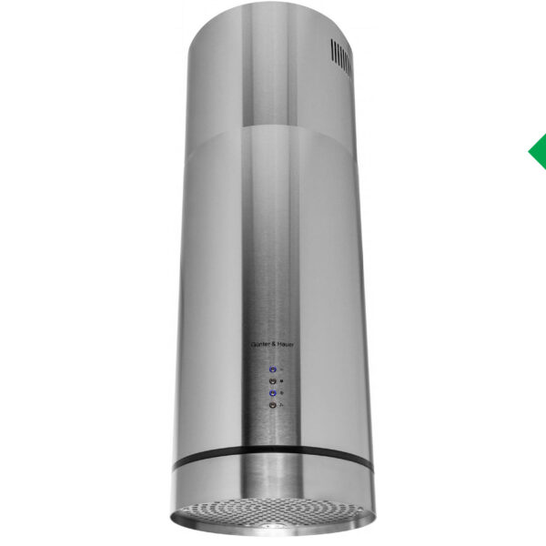 GÜNTER & HAUER Telpisks Tvaika Nosūcējs MARGARETTE | 1200 m³/h, A Enerģijas Klase, Nerūsējošais Tērauds