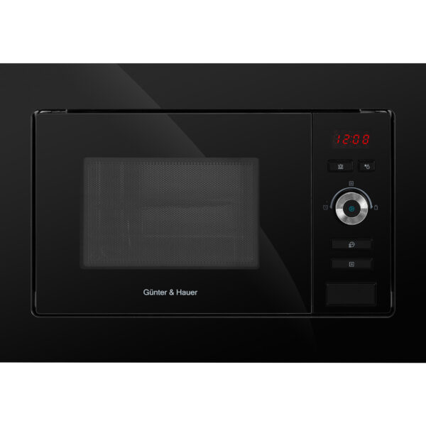 Günter & Hauer Iebūvējamā mikroviļņu krāsns EOK 20 BL | 20 L, 800 W, Grils, Melns stikls
