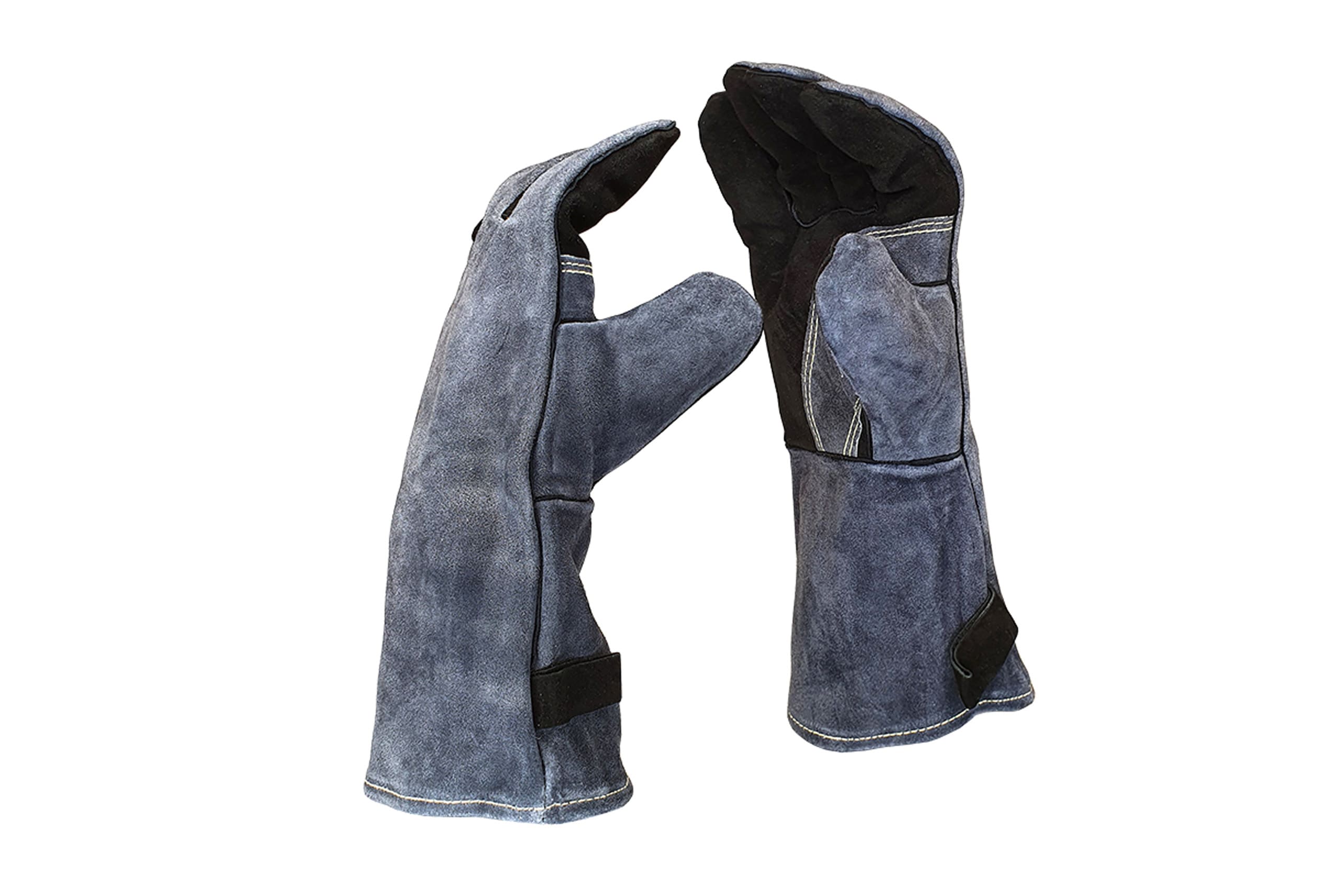 Pirstines-ZY247GL-1 ZYLE Karstumizturīgi cimdi ZY247GL | 35 cm garums, šķelta govs āda, paredzēti griliem - Image 1