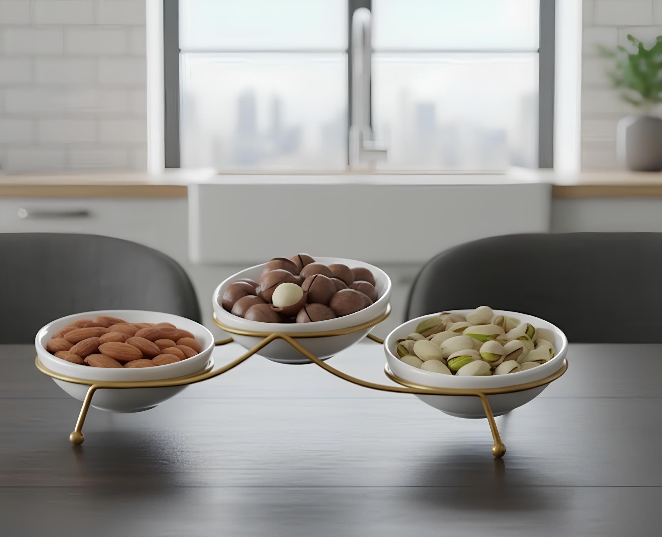 Screenshot_1 (1) LICHTENBERG Ovalių Dubenėlių Rinkinys HL-14468 | 3 Porcelianiniai Dubenys su Stovais