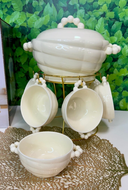 Screenshot_1 Kreminis sriubos rinkinys "Grietinėlė" | Su stovu ir 6 dubenėliais