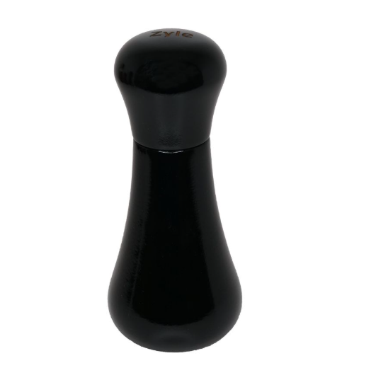 ZYLE Prieskonių Malūnėlis ZY065GRSB | 16 cm, Juodas, "CrushGrind" Keraminės Girnos