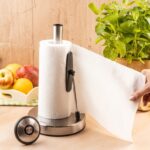 KING Hoff Popierinių Rankšluosčių Stovas KH-1955 | 36.5 cm, Nerūdijantis Plienas, Su Prispaudėju