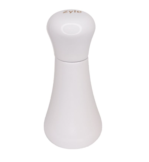 ZYLE Prieskonių Malūnėlis ZY065GRSW | 16 cm, Baltas, "CrushGrind" Keraminės Girnos