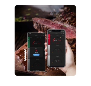Belaidis Griliaus Termometras CXL002 | Bluetooth 5.2, 6 Zondai, 30 m Veikimo Diapozonas