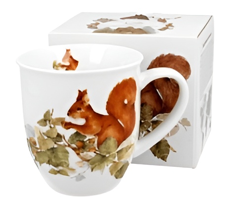 Keraminis puodelis „Animal World SQUIRREL“ (400 ml) – žaismingas dizainas gamtos mylėtojams