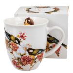 Keraminis puodelis „Bird World of the TIT“ (400 ml) – gamtos ramybė Jūsų kasdienėje akimirkoje