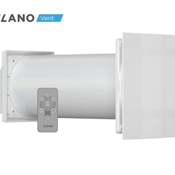 VLANO UNO SMART Mini Rekuperators | Gudra Vadība, Līdz 82% Siltuma Atgūšana, 1.0–9.4 W