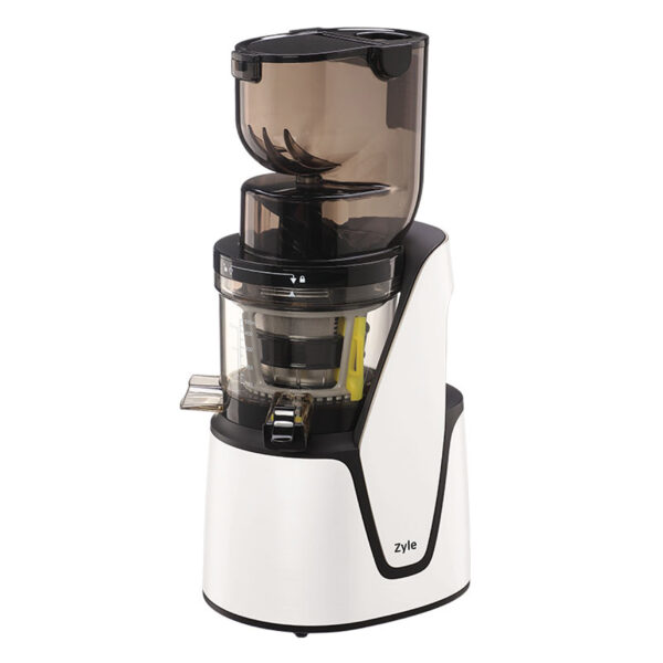 ZYLE Lēnas sulu spiede ZY016WSJ | 400 W indukcijas motors, 33 apgr./min, XL atvere (8x8 cm)
