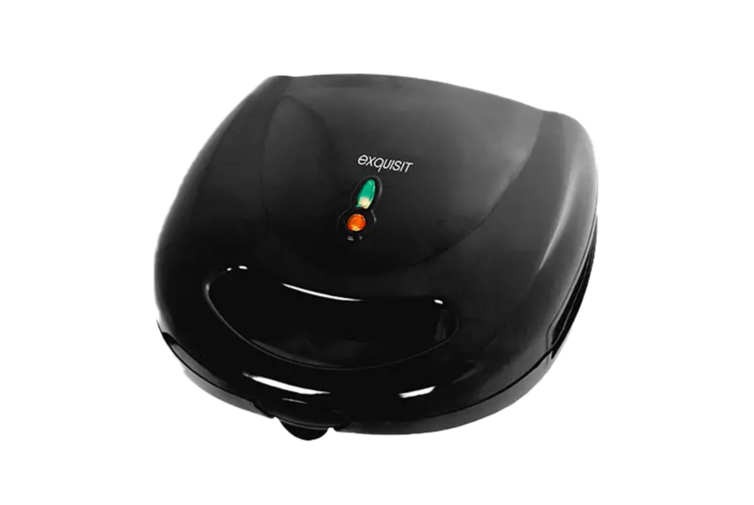 Sumustiniu-Keptuve-Exquisit-ST-3101-SW Exquisit Sendviču tosteris ST 3101 SW | 750 W, 2 sendviči, Melns/Sudraba - Image 1