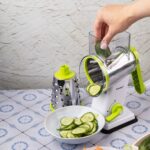 KING Hoff Būgninė Tarka KH-1960 | 3 Keičiami Būgnai, Nerūdijantis Plienas, Vakuumis Pagrindas