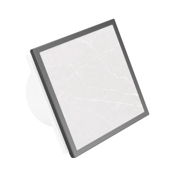 VLano Panelis FP Flīžu Melns | Paredzēts EOS Ventilatoriem (⌀100/⌀125 mm), Pielāgots Flīzēm