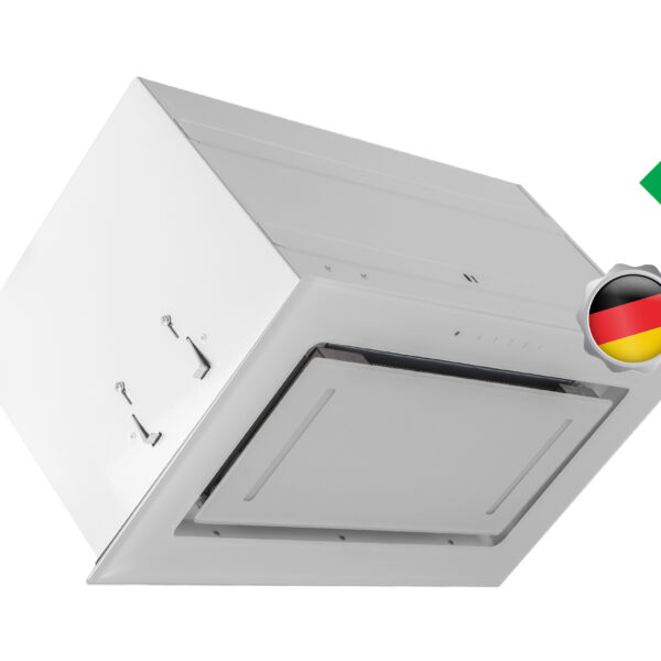 Vlano Iebūvējams tvaika nosūcējs BREEZE 52 White | 1000 m³/h, Perimetrālā nosūkšana, A enerģijas klase, 52 cm