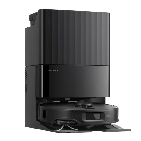 ROBOROCK Robotsūknis Qrevo Edge 5V1 | 18500 Pa, Pilnīga Pašapkalpošanās, FlexiArm™, Melns