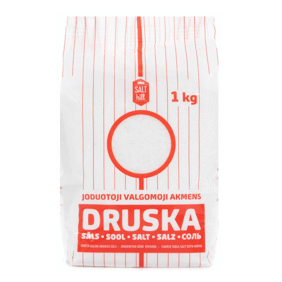 Akmens druska SALT hill, joduota 1 kg
