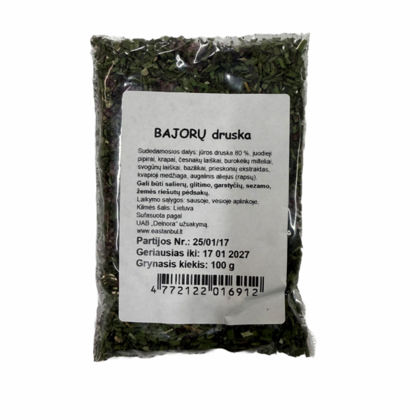 Bajorų Druska (Prieskonių Mišinys) | 100 g, Gurmaniškas Derinys su Burokėliais ir Žolelėmis