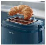 Philips Skrudintuvas HD2511/70, 830 W, Tamsiai mėlynas | 2 angos, Bandelių laikiklis