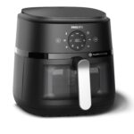 Philips Airfryer XXL NA231/00 2000 sērija | 6,2 L, 1700 W, Ar lodziņu, Sudraba krāsā
