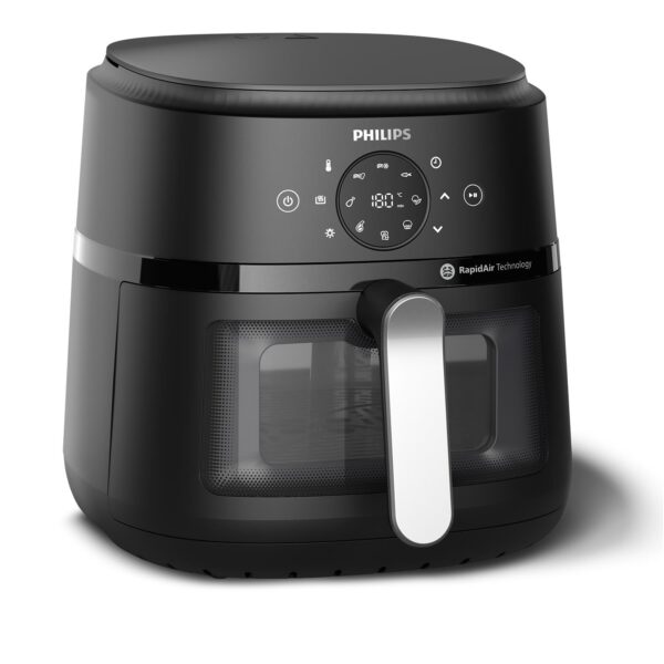 Philips Airfryer XXL NA231/00 2000 sērija | 6,2 L, 1700 W, Ar lodziņu, Sudraba krāsā