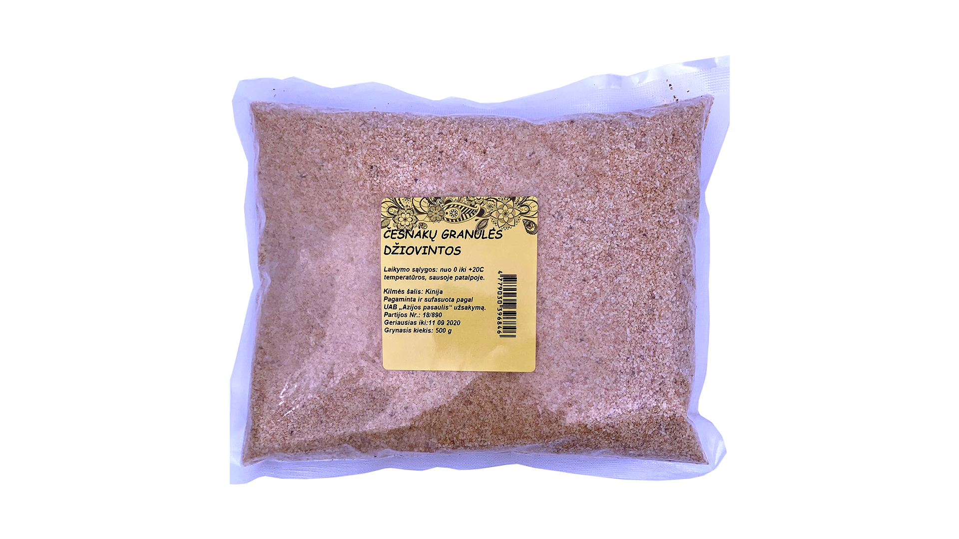 cesnaku-granules-05-1-mm Ķiploku granulas 0,5-1 mm, 500 g - Image 1