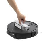 ROBOROCK Siurblys Robotas Qrevo Edge 5V1 | 18500 Pa, Visiškas Savaiminis Aptarnavimas, FlexiArm™, Juodas