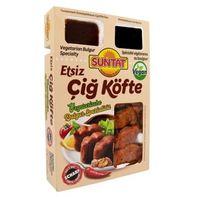 Veģetāriskais bulgūru auzas uzkoda (astra) Cig Kofte Suntat, 380 g