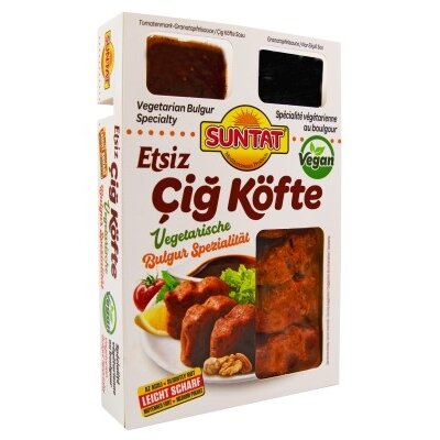Veģetārs kviešu putraimu Bulgur uzkoda CIG KOFTE SUNTAT, 380 g