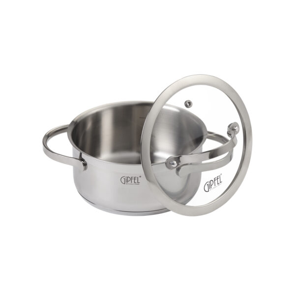 GIPFEL Puodas Victory 1366 | 1.3 L, 16 cm, Plienas 18/10, Indukcija