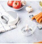 KingHoff Mechaninis maisto smulkintuvas KH-1881, 400 ml | Su virvele, Nerūdijančio plieno ašmenys