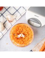 KingHoff Mechaninis maisto smulkintuvas KH-1881, 400 ml | Su virvele, Nerūdijančio plieno ašmenys