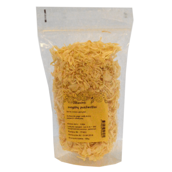 Žāvēti sīpolu pusgredzeni, 100 g