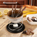 GIPFEL Šokolādes Fondī Komplekts MINOR 1905 | 8 Daļas, 350 ml, 4 Personām, Keramika un Tērauds - Image 2