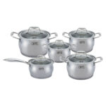 GIPFEL Katlu komplekts CONTATA, 10 daļas