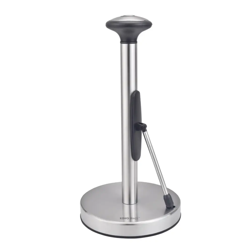 kh-1955 KING Hoff Popierinių Rankšluosčių Stovas KH-1955 | 36.5 cm, Nerūdijantis Plienas, Su Prispaudėju