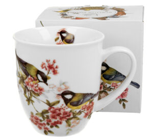 Keraminis puodelis „Bird World of the TIT“ (400 ml) – gamtos ramybė Jūsų kasdienėje akimirkoje