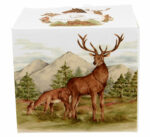 Keraminis puodelis „Animal World DEER“ (400 ml) – elegancija ir gamtos ramybė Jūsų rankose