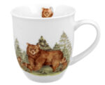Keraminis puodelis „Animal World BEARS“ (400 ml) – gamtos įkvėptas dizainas meškų mylėtojams