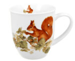 Keraminis puodelis „Animal World SQUIRREL“ (400 ml) – žaismingas dizainas gamtos mylėtojams