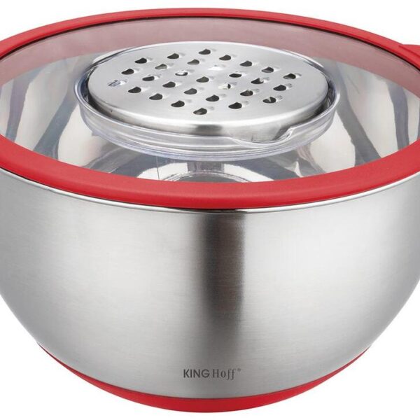 KING Hoff Daugiafunkcinis Dubuo KH-1889 | 5 L, Nerūdijantis Plienas, Su Tarkomis ir Dangčiu