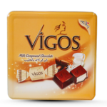 VIGOS Pieninio Skonio Batonėliai 600 g | Metalinė Dėžutė, Pieno Aromatas