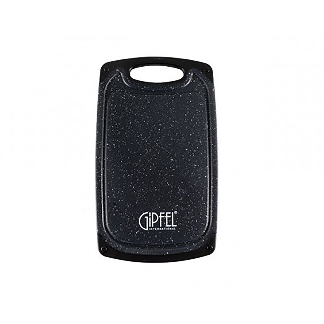 pjaustimo-lenta-gipfel-3239 GIPFEL Griešanas dēlis GRITA 3239 | 25x15 cm, Pārtikas plastmasa, Melna granīta krāsa - Image 1