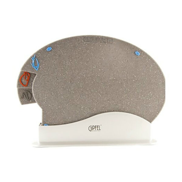 GIPFEL 4 Griešanas Dēļu Komplekts MARBLE 3252 | Ar Statīvu, Higiēnisks Marķējums, Var Mazgāt Trauku Mazgājamā Mašīnā