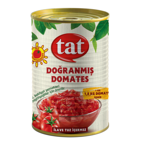 TAT Pjaustyti pomidorai savo sultyse, 400 g (240 g) | Be odelių, Turkija