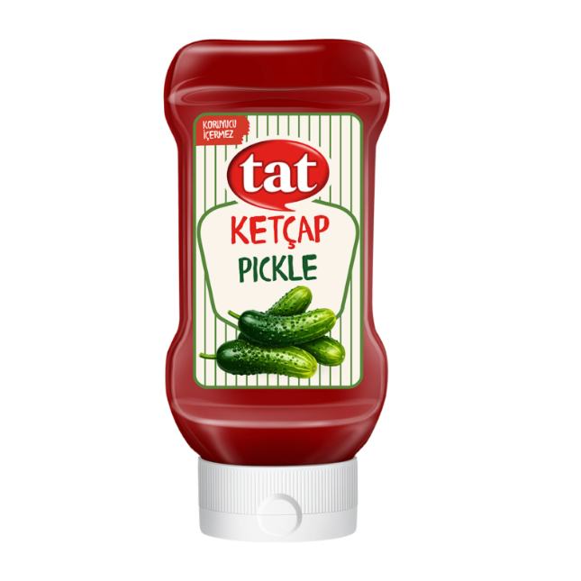 pomidoru-kecupas-su-marinuotu-agurku-skoniu-tat-390-g-1 TAT Pomidorų kečupas su marinuotų agurkų skoniu, 390 g | Pikantiškas skonis, Be riebalų