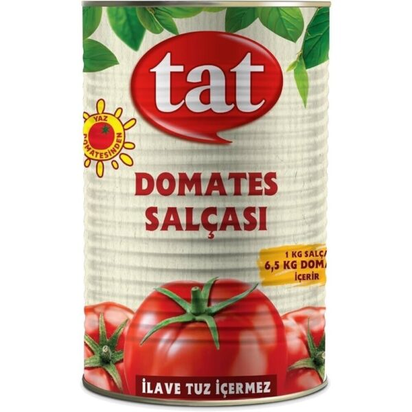 TAT Pomidorų pasta, 4.3 kg (4300 g) | Brix min. 28%, Turkų virtuvės