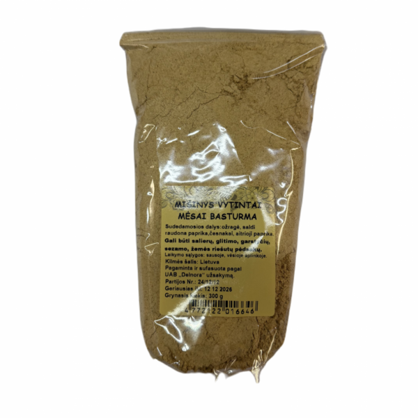 Prieskonių Mišinys Vytintai Mėsai BASTURMA 300 g | Autentiškas Kaukazo Skonis