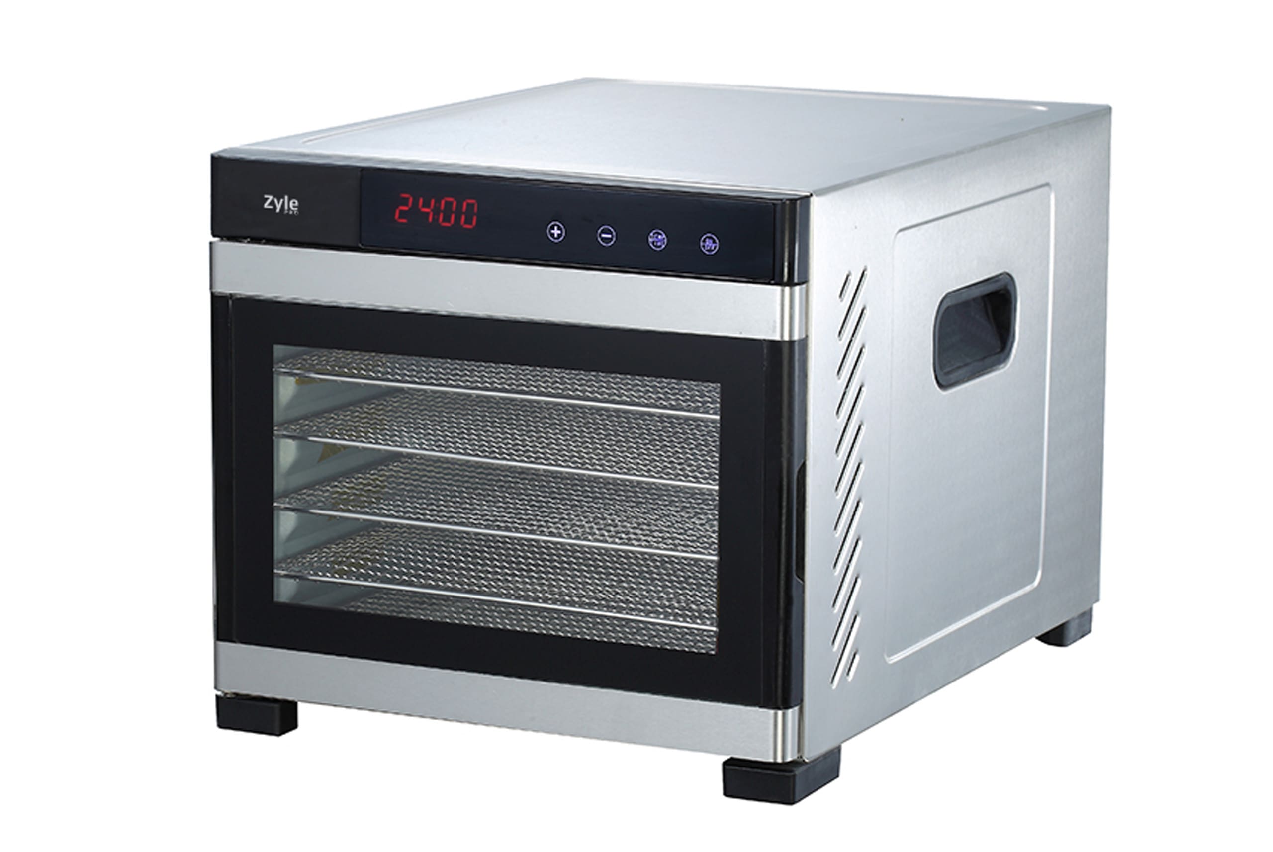 prof-dziovykle-ZYPROMID ZYLE Profesionāla Augļu Žāvētāja ZYPROMID | 6 Metāla Paplātes, Horizontāla Sistēma, 24 St. Taimeris - Image 1