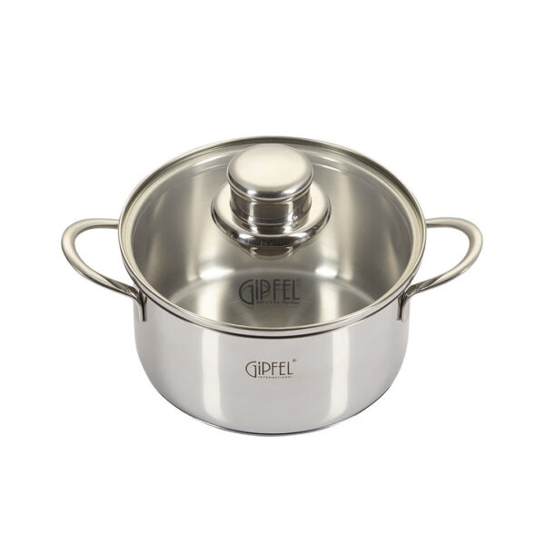 GIPFEL Mini katls 1204 | 1.2 L, Nerūsējošais tērauds 18/10, Piemērots indukcijai